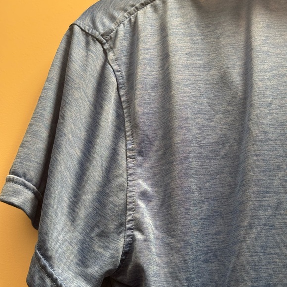 Monterey Club Blue Moisture Wicking Golf Swing Shirt Large - Picture 10 of 10